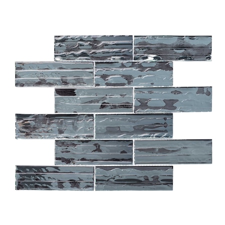 Andova Tiles ANDOVA TILES Pacifico 2" x 6" Glass Brick Joint Mosaic Wall Tile ANDPAC508